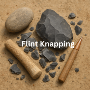 Flint knapping feature